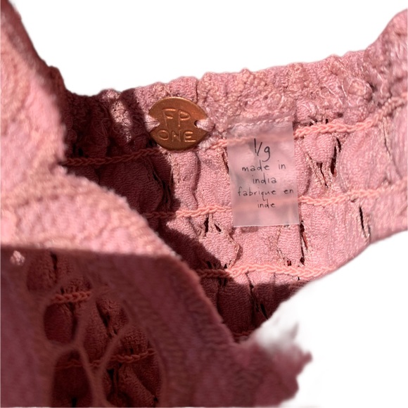 NWT Free People Asymmetrical Adella Dress in Dusty Rose Large - Picture 6 of 6